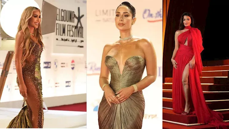 إطلالات جرئية تخطف الأنظار في مهرجان الجونة السينمائي قبل انطلاق دورته التاسعة
